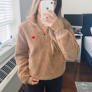 Topshop teddy pullover